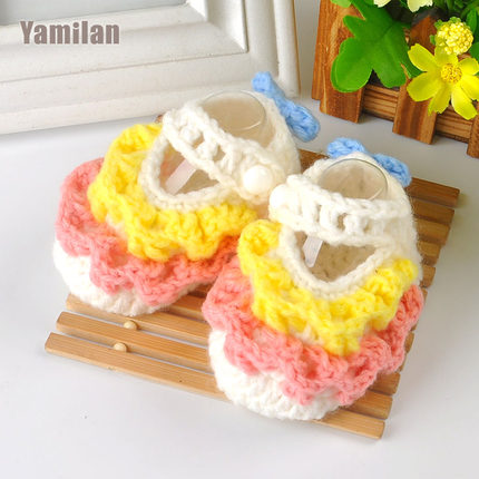 Importé - Chaussons Bébé/Enfants en laine de 0 à 6 Mois