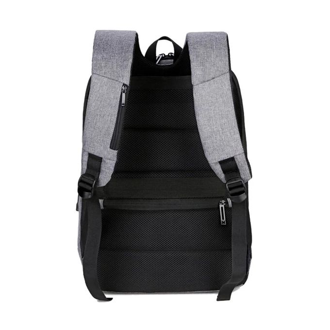 Sac à Dos Multi-usages Multifonction Etanche Avec Port De Charge USB -Gris/Noir