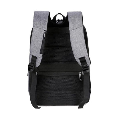 Sac à Dos Multi-usages Multifonction Etanche Avec Port De Charge USB -Gris/Noir