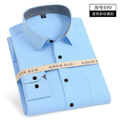 Importé - Chemise Homme à Cravate Manches Longues