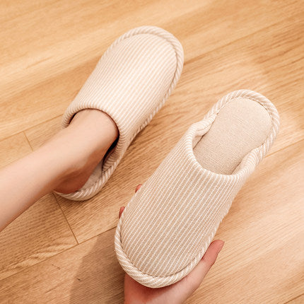 Importé - Chaussures Homme & Femme Pantoufles en Coton Antidérapant