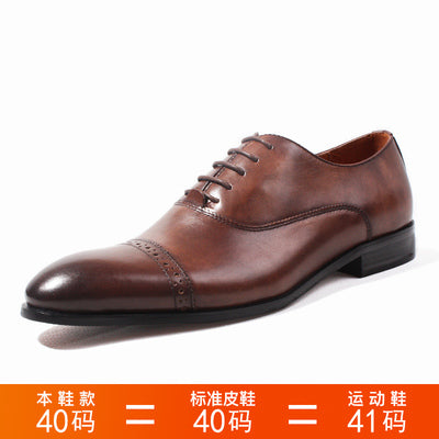 Importé - Chaussure Rétro Brock  Homme En Cuir