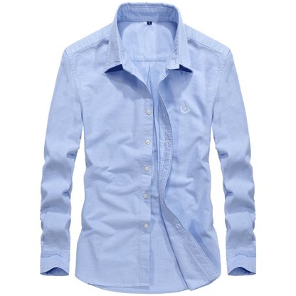 Importé - Chemise Pur Coton Homme Décontracté Manches Longues