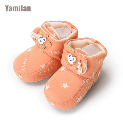 Importé - Chaussons Bébé/Enfants Antidérapant 100 % Coton de 0-12 Mois