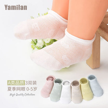 Importé - Lot de 3 Paires de Chaussettes Bébé/Enfant 100% Coton