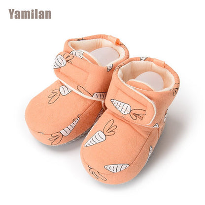 Importé - Chaussons Bébé/Enfants 100% Coton Antidérapant de 0 -12 Mois
