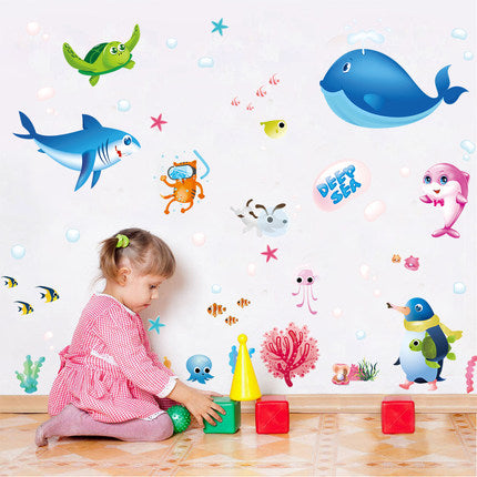 Importé - Décoration murale Poisson de Mer Bébé/Enfant
