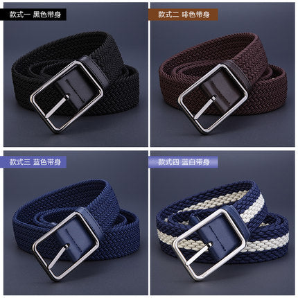 Importé - Ceinture Homme Sport Décontractée en Toile Elastique Tissée