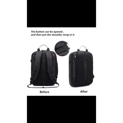 Sac à Dos Intelligent-USB -Antivol -Noir
