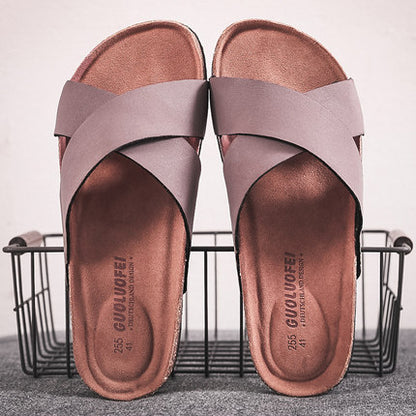 Importé - Chaussure Homme Sandales en Liège