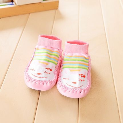 Importé - Chaussons Bébé/Enfants 100% Coton Antidérapant