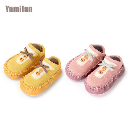Importé - Lot de 2 paires de Chaussons Bébé/Enfants Antidérapant de 0 à 3 ans
