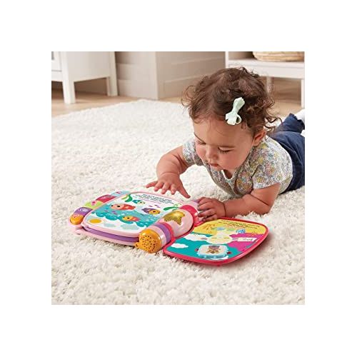 Vtech baby super livre enchante des baby loulous-rose 6-36mois