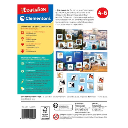 Jeu Educatif Formes et Couleurs 2-4ans