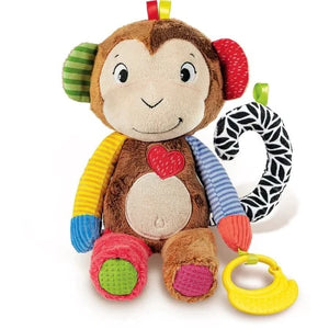 Jeu de Bebe Hochet Peluche Musical Mon Ami Le Ouistiti 3mois