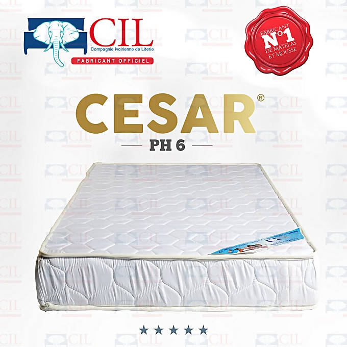 Matelas brodé CIL - Orthopédique - Prime Extra Ph6 - 2 Places