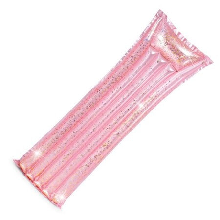 Matelas De Piscine Gonflable – Glitter Rose – 170x53cm – Intex 58720