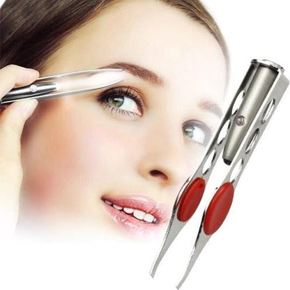PINCE A EPILER+LUMIERE A LED