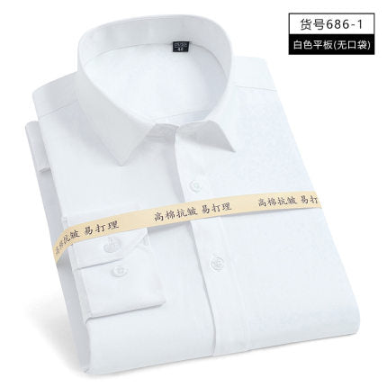 Importé - Chemise Homme à Cravate Manches Longues