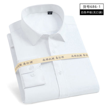 Importé - Chemise Homme à Cravate Manches Longues