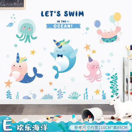 Importé - Décoration Animaux de la Mer pour Bébé/Enfant