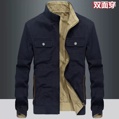 Importé - Jacket Épais Cardigan Homme à Double Faces Manches Longues