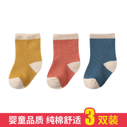 Importé - Lot de 3, 6, 8 & 10 Paires de Chaussette Bébé/Enfant 100% Coton de 0-4 ans