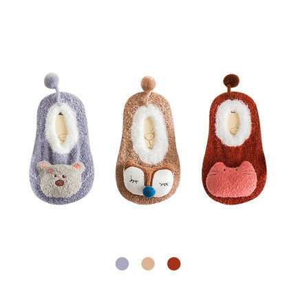 Importé - Lot de 3 paires de Chaussons Bébé/Enfants Antidérapant