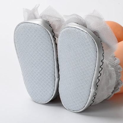 Importé - Lot de 2 paires de Chaussons Bébé/Enfants en Nœud