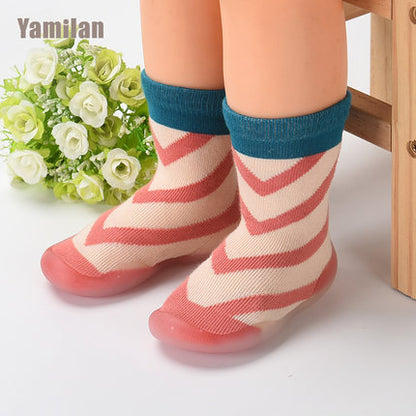 Importé - Chaussons Bébé/Enfants à Fond Souple Antidérapant de 0 à 5 ans