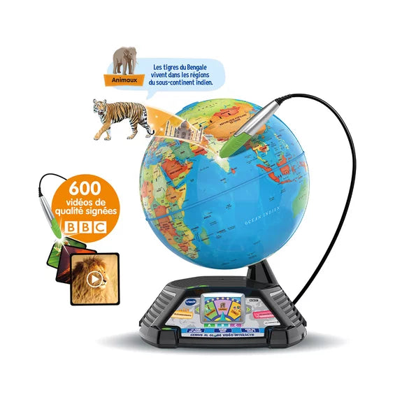 VTECH-GENIUS XL GLOBE-VIDEO INTERACTIF-7/99ANS