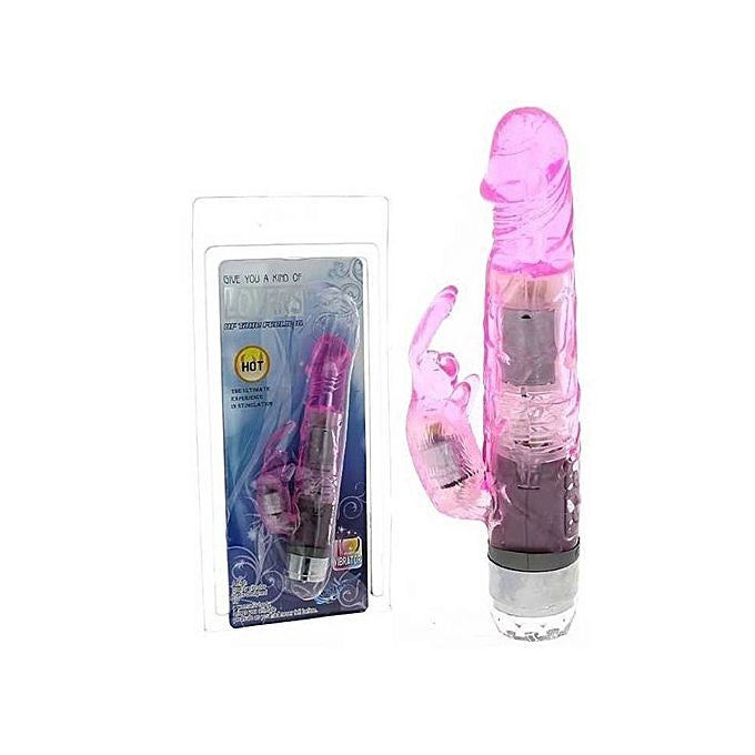 SEXTOYS Vibromasseur Rabbit Rose Lovers Strass - 10 Vitesses