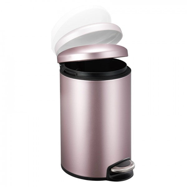 POUBELLE A PEDALE EN MEATL -ROSE GOLD -12L – EK9113