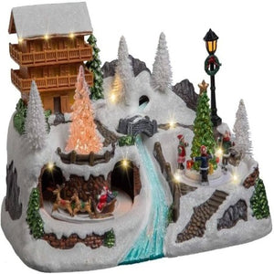 NOEL VILLAGE ANIME A LA MONTAGNE L’AUBERGE