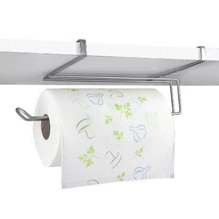 PORTE-ESSUIE-TOUT-EASY ROLL, FIL DE FER, ARGENT, 35 X 18 X 10 CM