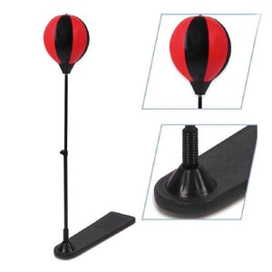 BOXE SET PUNCHING BALL+GANTS +3ANS