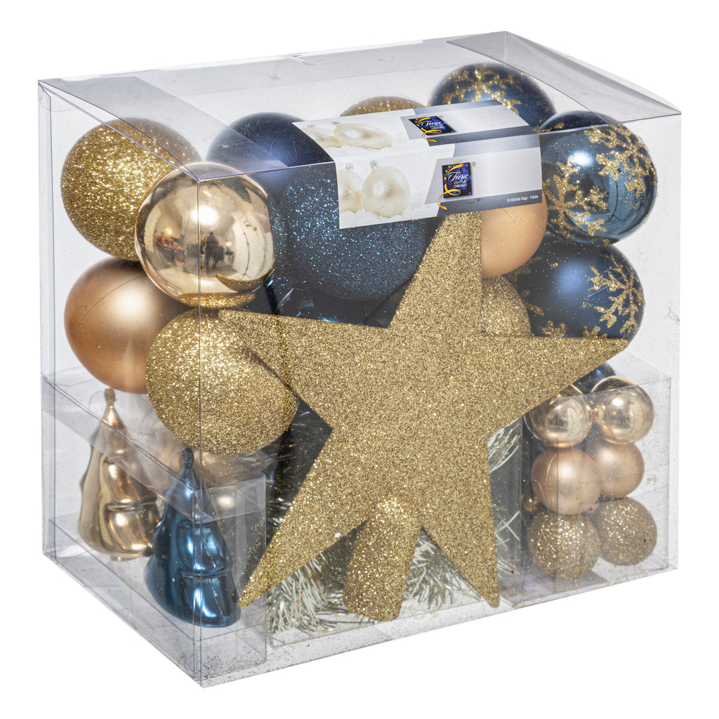 ACCESSOIRES DECO NOEL+CIMIER-44PCS