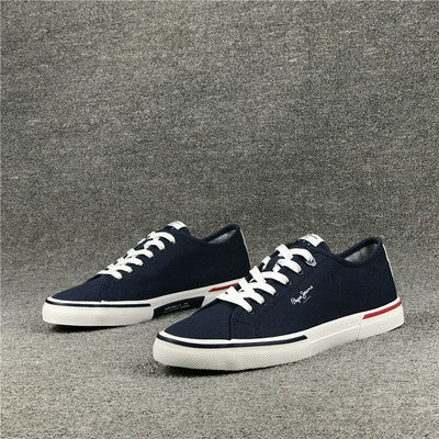 Importé - PEPE JEANS Chaussure Homme Sport Tennis en Toile