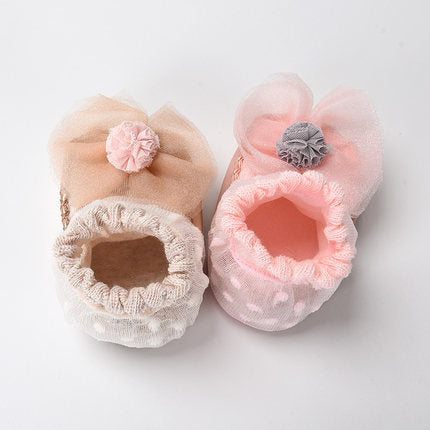 Importé - Lot de 2 paires de Chaussons Bébé/Enfants en Nœud