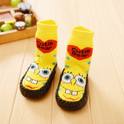 Importé - Chaussons Bébé/Enfants 100% Coton Antidérapante