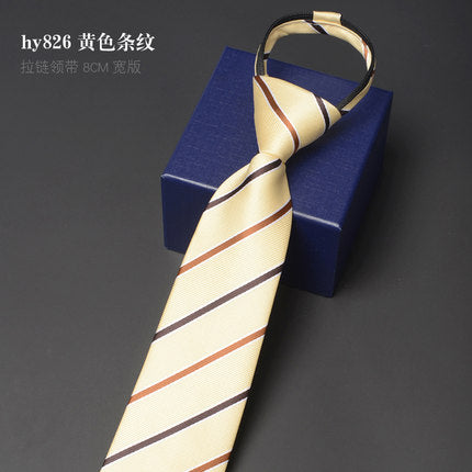 Importé - Cravate à Glissière Idéale pour Tenue de soirée