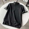 Importé -  T-Shirt Polo Homme  Manches Courtes Décontracté En Tissu De Fil