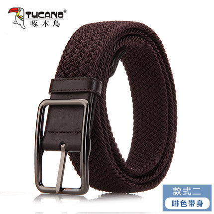 Importé - Ceinture Homme Sport Décontractée en Toile Elastique Tissée