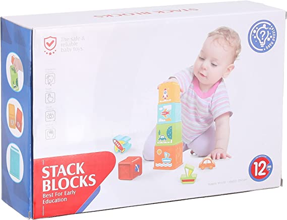 Jeu Stack Blocks Blocs Empilables+12mois