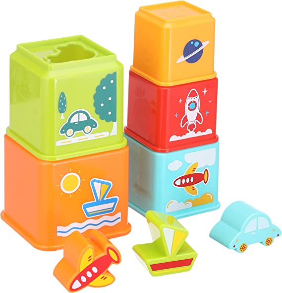 Jeu Stack Blocks Blocs Empilables+12mois