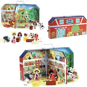 JEU -. MA PETITE FERME 14 ACCESSOIRES EN BOIS + 3ANS