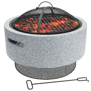 Cheminée d’ambiance en metal-52x30cm