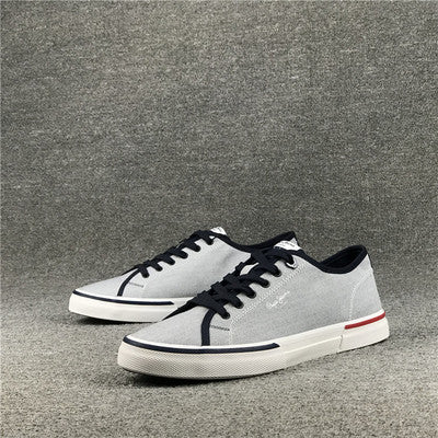 Importé - PEPE JEANS Chaussure Homme Sport Tennis en Toile
