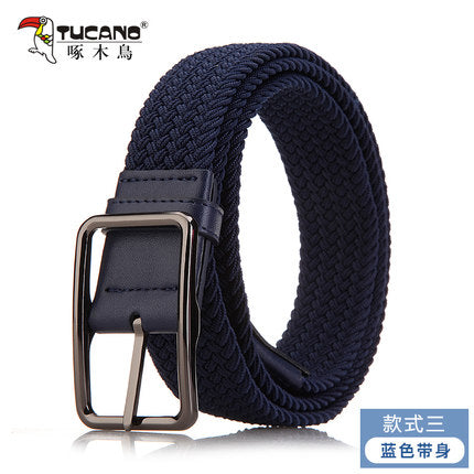 Importé - Ceinture Homme Sport Décontractée en Toile Elastique Tissée