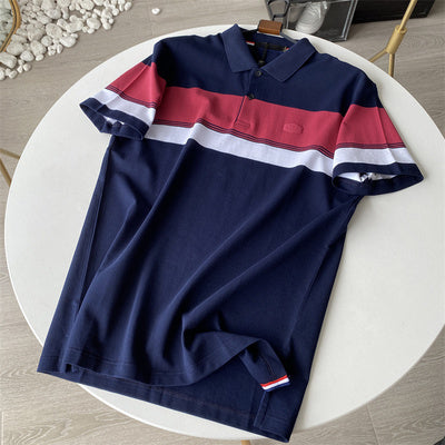 Importé -  T-Shirt Polo Homme Manches Courtes Décontracté En coton Piqué